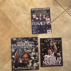 Baltimore Ravens Championship Magazines/Book